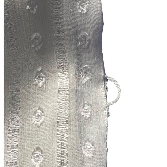 To The Max Womens Tunic‎ Blouse Ivory Chiffon Embossed Sleeveless Tweed Upper XS - Picture 9 of 9